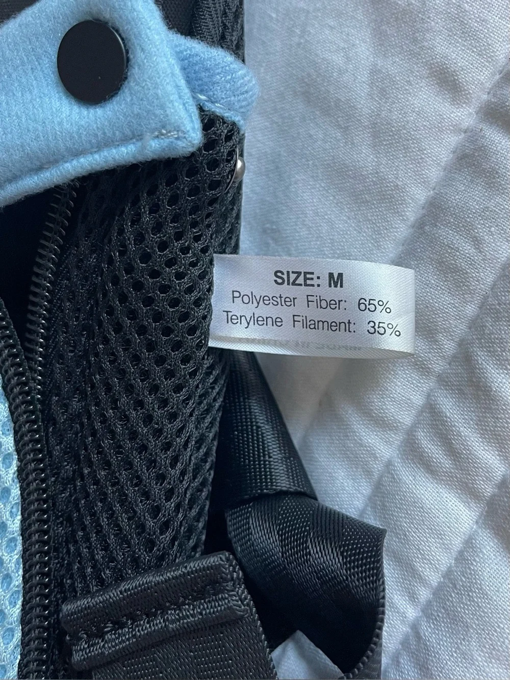 Pawaboo Light Blue & Black Dog Carrier